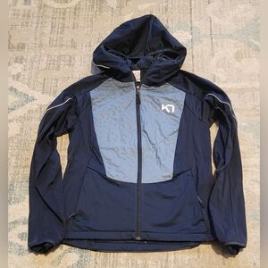 Kari Traa Tirill 2.0 Jacket. Navy/Light Blue. Size Medium. EUC